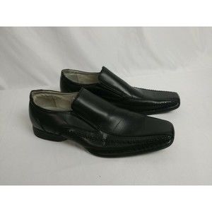 Steve Madden Shoes Size 10.5 M Black Loafer Leather Men adi